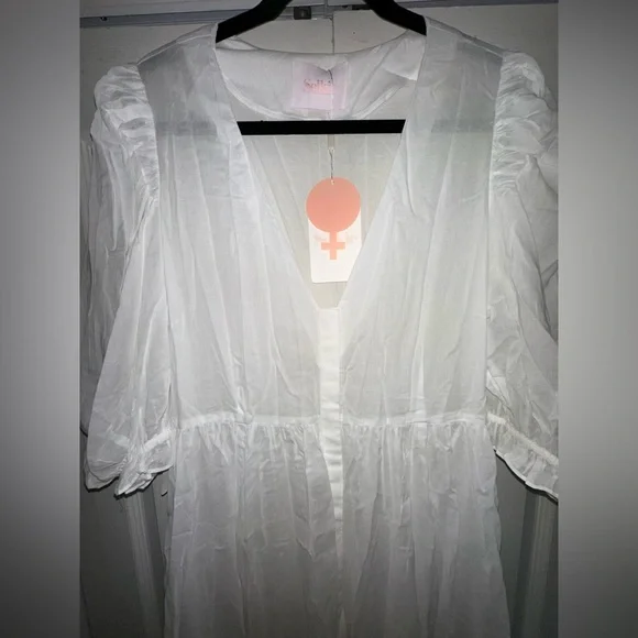 NWT Selkie The Ivory Sunroom Gown - Picture 9 of 12